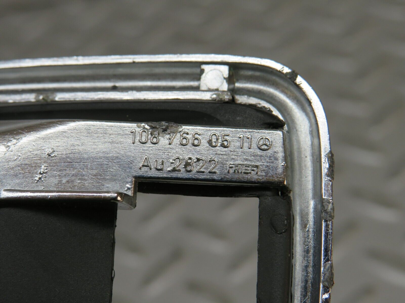 28811 Mercedes-Benz W123 230E Chrome Frame For Door Opener  Left 1087660511