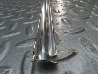 W123 rear left door chrome moulding trim used OEM