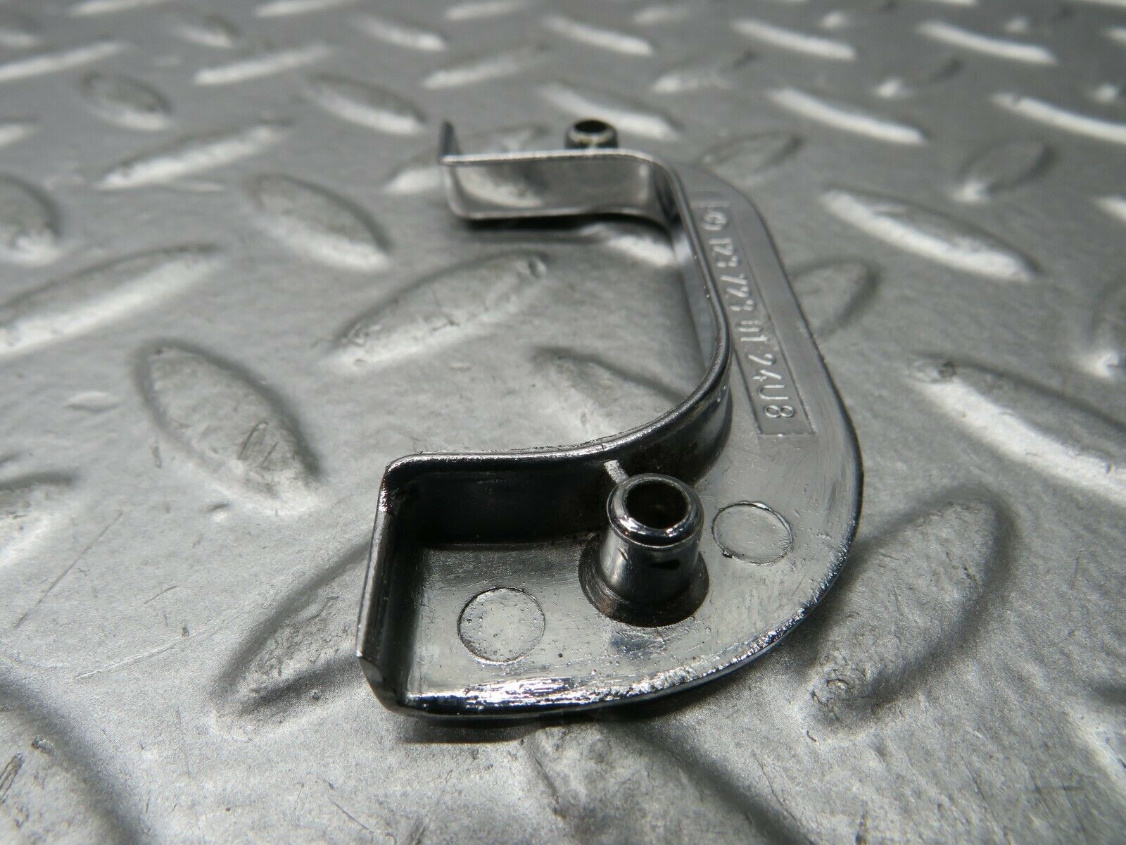 21971 Mercedes-Benz S123 280TE Wagon Left Chrome Door Latch Trim 1237230124