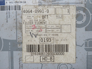 38225 Mercedes-Benz W124 W201 Genuine Air Filter New 6020940404