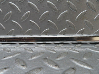 W123 front left door chrome moulding trim used OEM