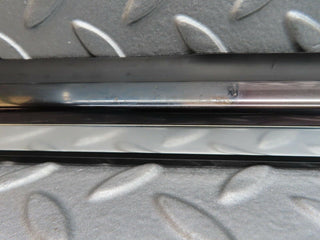 W140 front left door chrome moulding trim used OEM