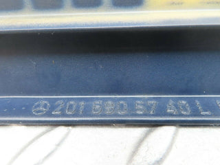 W201 Baby Benz rear left door moulding trim used OEM