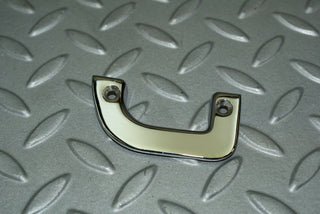 W115 right interior chrome door latch trim used OEM