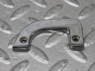 W109 door latch interior chrome trim left side used OEM