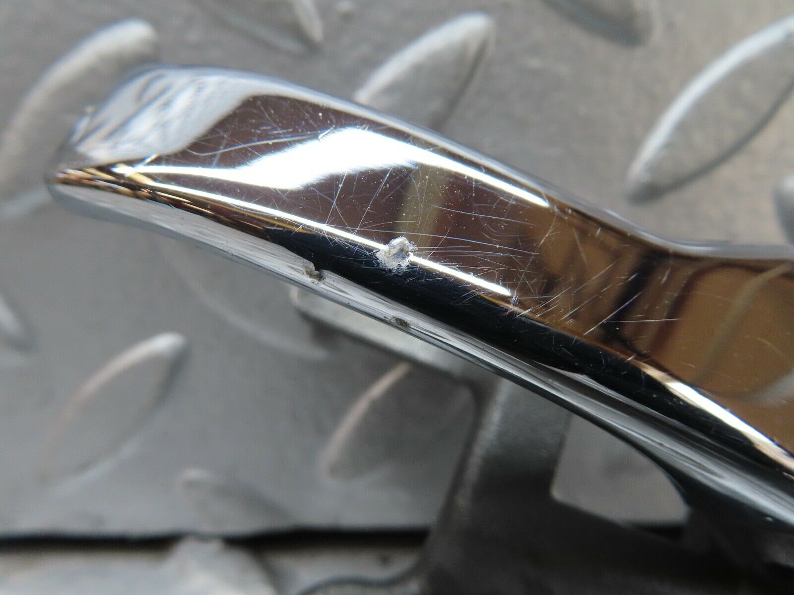 17567 Mercedes-Benz W116 450SEL Front Right Interior Chrome Door Handle