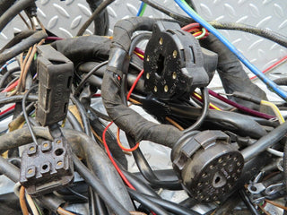 W123 engine chassis body wire wiring harness used OEM