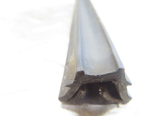 W116 rear left door window channel felt guide seal used OEM