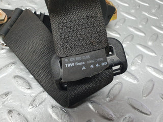 41268 Mercedes-Benz W126 300SE Rear Seat Belt Set With Buckles 124860050396 1248600585 1248601185