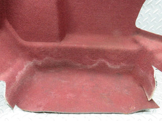 W126 trunk cover panel right side burgundy red used OEM