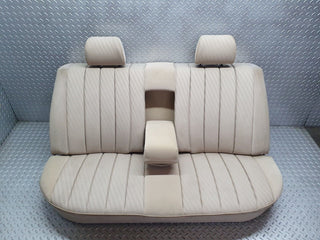 W126 rear seat beige used OEM