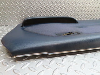 W123 Coupe front left door card blue used OEM