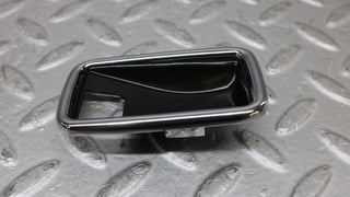 W109 chrome frame for door opener left used OEM