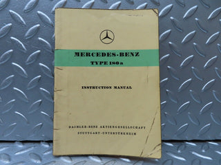 20498 Mercedes-Benz 180a Instruction Manual