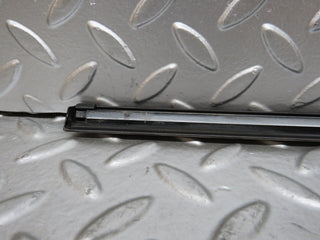W124 Coupe rear left window exterior chrome trim used OEM