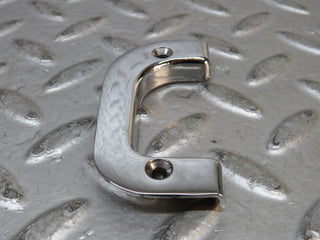 28801 Mercedes-Benz W123 230E Right Interior Chrome Door Latch Trim 1237230224