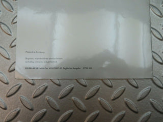 5616 Mercedes-Benz Touring Garantie Brochure 1295840198