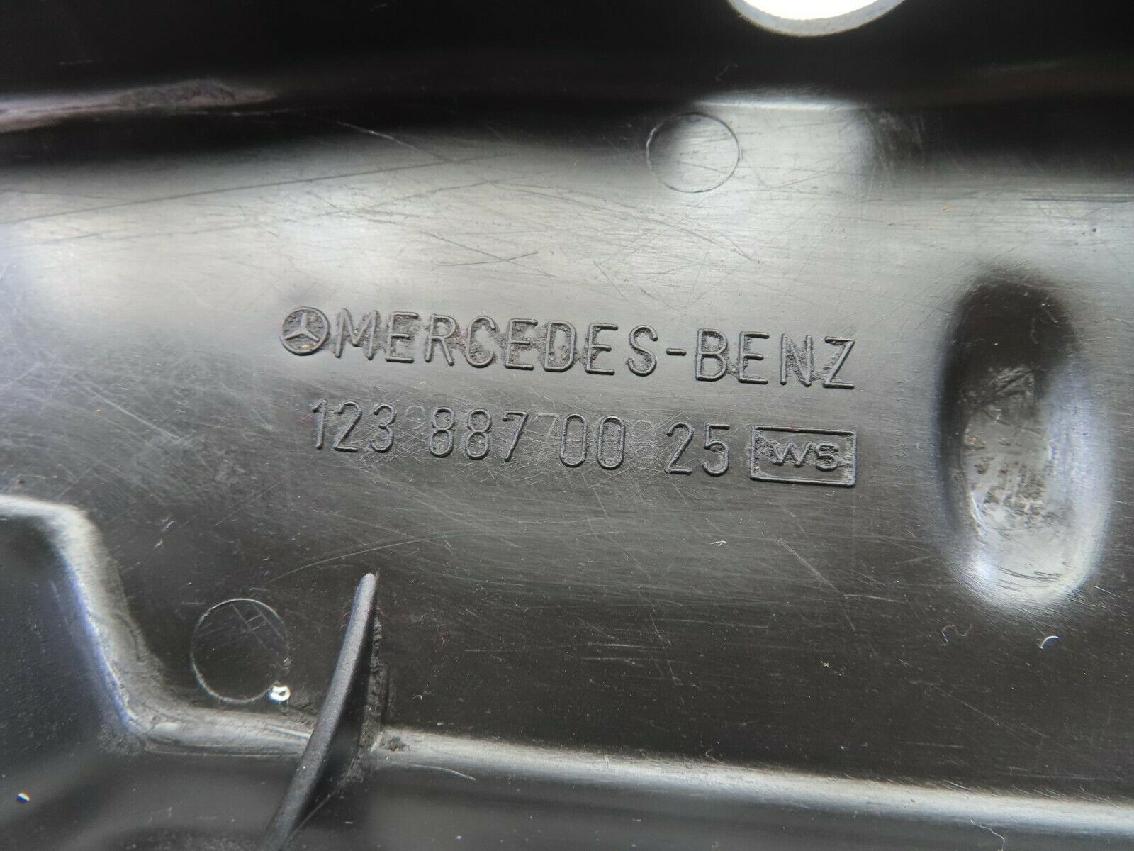 10820 Mercedes-Benz W123 230E Bonnet Catch Cover 1238870025