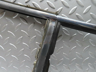 W111 left door window channel with air vent frame used OEM