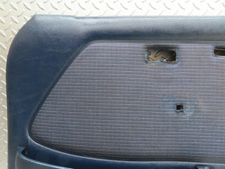 W123 Coupe front right door card blue used OEM