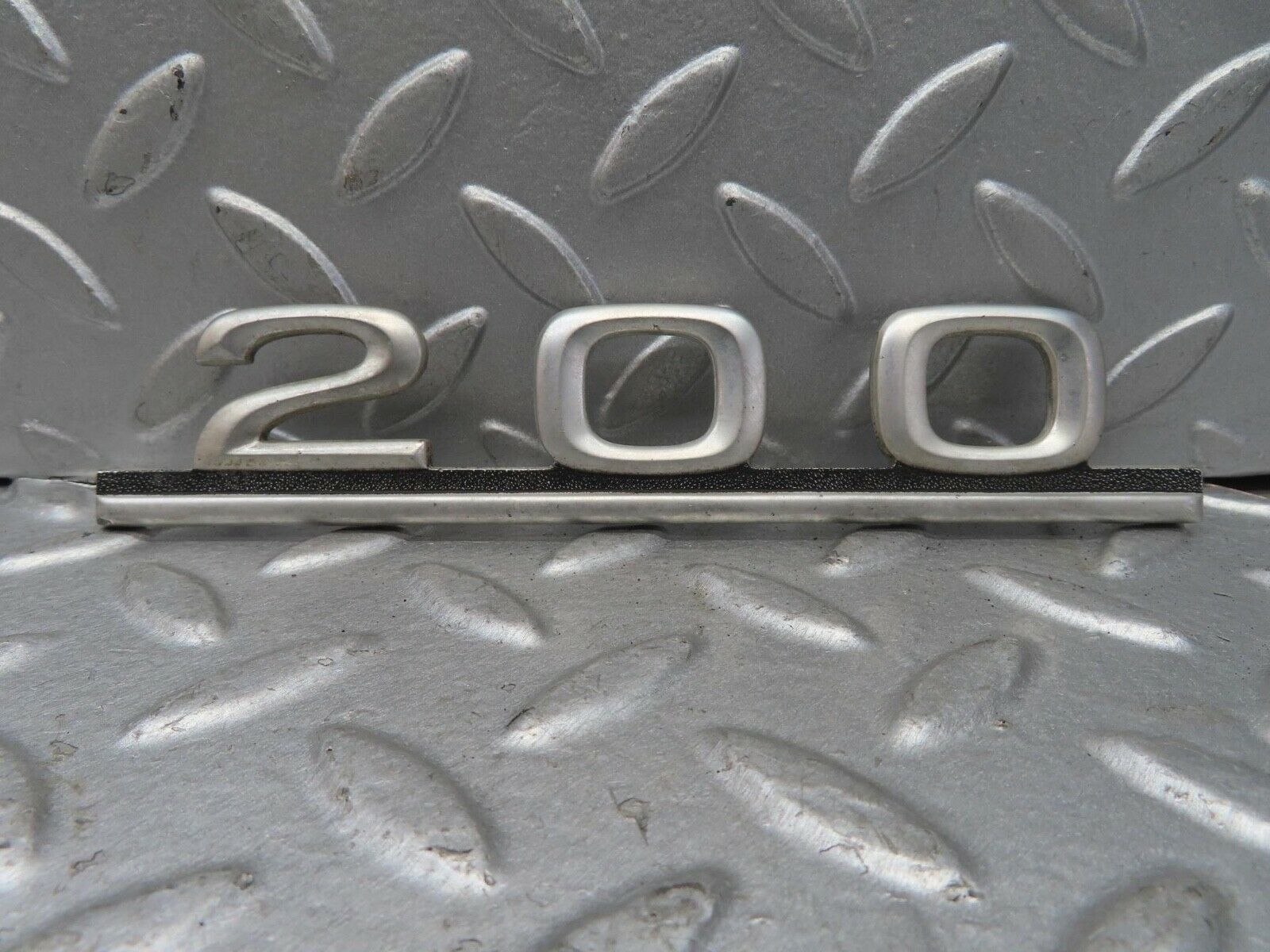 13647 Mercedes-Benz W123 200 Trunk  Badge Emblem 1238170215