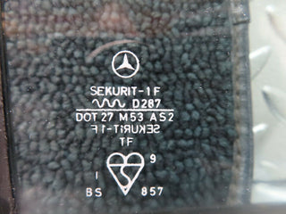 W116 rear quarter window left side used OEM