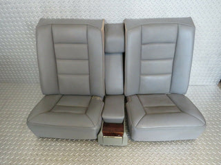 22384 Mercedes-Benz C124 E220 Coupe Rear Seat Leather Grey