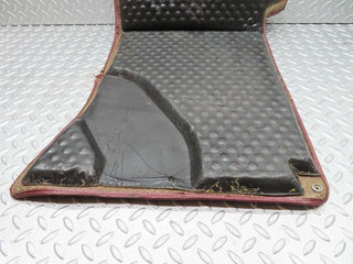 W108 front left floor carpet red used OEM