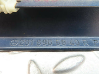W201 Baby Benz rear right door moulding trim used OEM