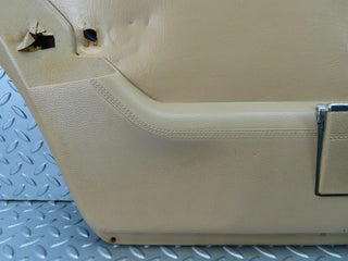 W116 rear left door card beige used OEM