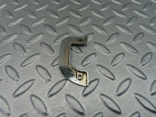W115 right interior chrome door latch trim used OEM