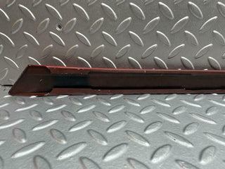 W116 front left passenger side window trim fill used OEM