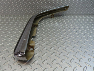 W116 front right upper bumper chrome used OEM