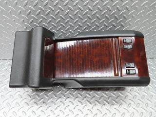 C140 rear centre console black leather used OEM