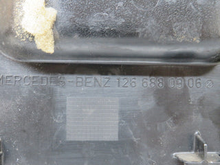 W126 Coupe kick panel left side beige used OEM