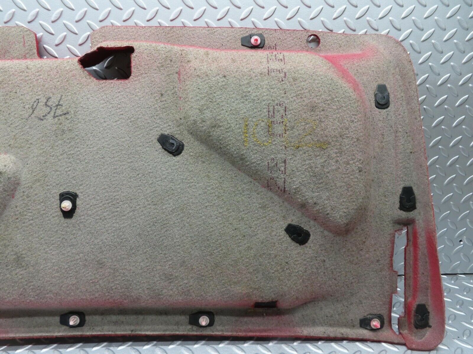 11859 Mercedes-Benz R129 300SL Coupe Interior Boot Lid Cover Panel Red
