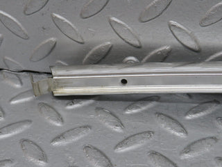W108 rear right door window chrome channel used OEM