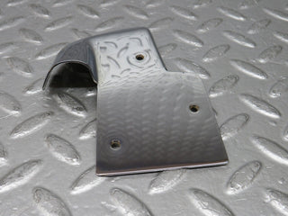 W124 Cabriolet b pillar chrome cover plate left side used OEM