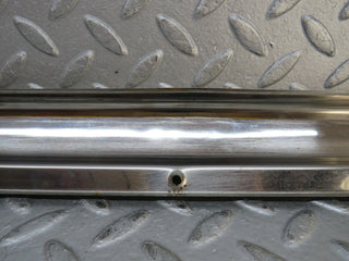 W109 front right door sill chrome used OEM