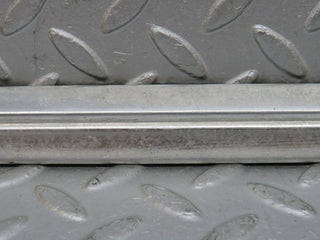 W108 front left door chrome moulding trim used OEM
