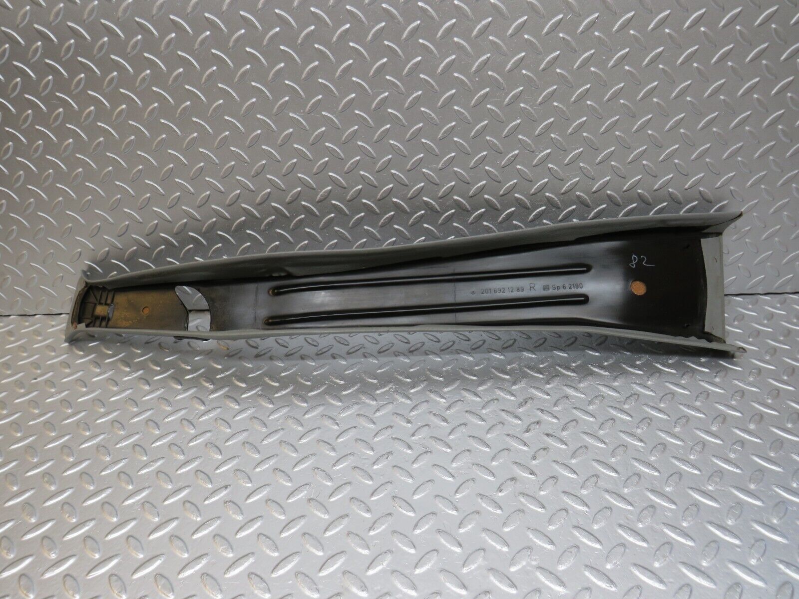 33568 Mercedes-Benz W201 190E 2.0L B Pillar Cover Right Side Grey 2016921289
