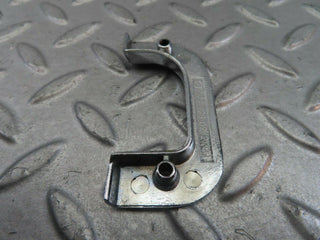 W123 right interior chrome door latch trim used OEM