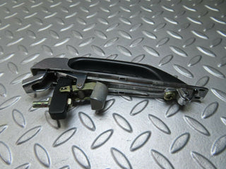 W123 exterior chrome door handle rear right used OEM