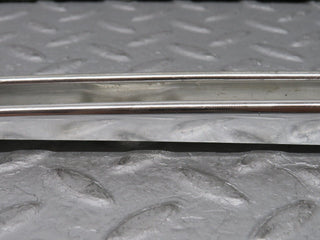 W108 front left door chrome window channel used OEM