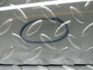R107 SLC rear left quarter window glass used OEM