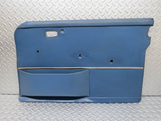 W108 front right door card blue used OEM