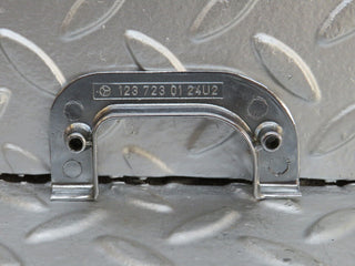 W123 Wagon left interior chrome latch trim used OEM