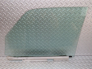 W126 front right door window glass used OEM