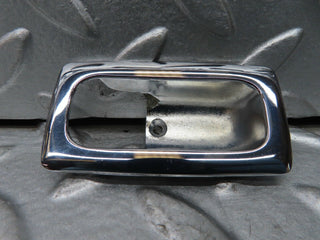 W123 Coupe door lock handle surround chrome used OEM