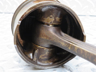 W123 piston with connecting rod used OEM